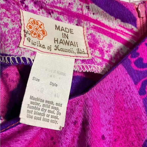 Vintage 60s Hawaiian Dress - Picture 3 of 9